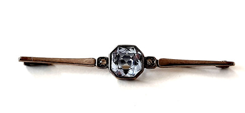 Art deco silber - art, brosche