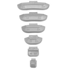 Zinkgewichte Sortiment Stahlfelgen 5g 10g 15g 20g 25g 30g je 25 St. 150 TLG