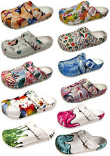 Coole Damen EVA Clogs mit Schnalle Badeschuhe Pantoletten Schuhe Praxis 36-42