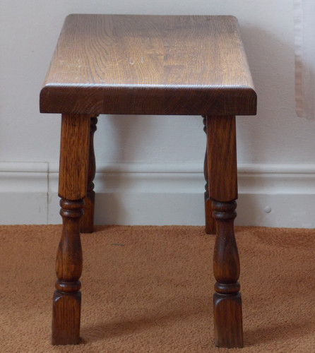 Antik hocker bank blument - hocker,