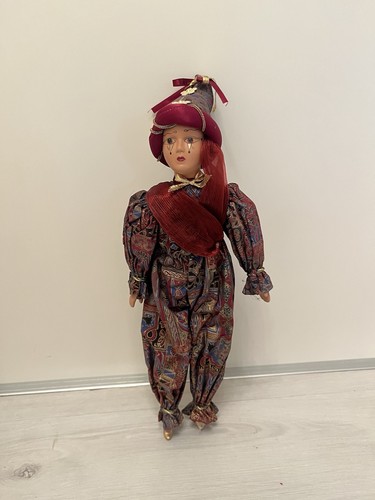 Porzellan pierrot figur - porzellan,