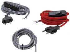 Zuleitung mit Schalter Textil