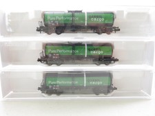 (RBT199) Fleischmann 825817 Wagen-Set Kesselwagen der Ermewa, DC, N, OVP