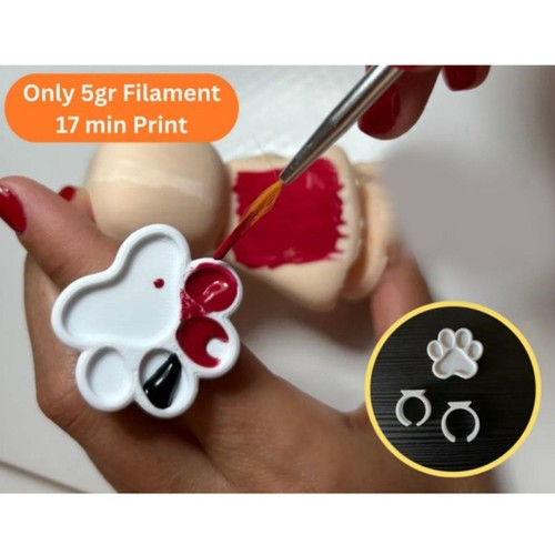 3pcs small claw shaped palette - small,