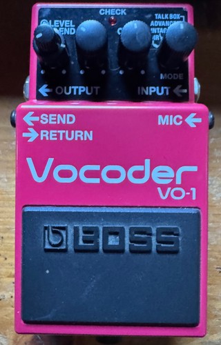 Boss vocoder talkbox - vo-1,