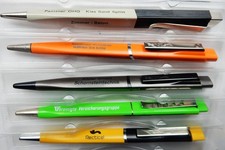 15 Kugelschreiber Sammlung Sammlerstücke-ältere Raritäten-3-eckig-12