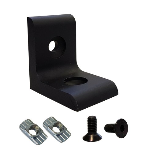 Winkel 30x40 nut aluminium - winkel,