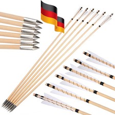 12X Holzpfeile Traditionell