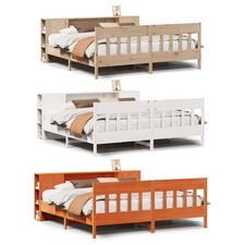 Massivholzbett Bett mit