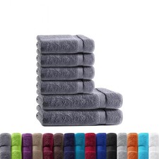 Handtuch Set 6 tlg Premium Frottee 100% Baumwolle 500g/m² Handtücher Duschtücher