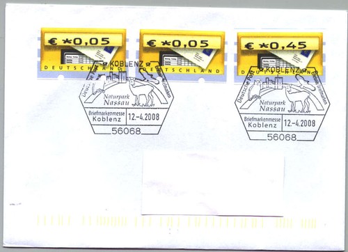 Tiermotiv stempel des jahres - des,
