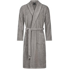 Cawö Herren Bademantel Kimono 6508 Farbe Graphit Größe 60