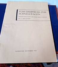 Heft "VOM DAMPFROSS ZUM