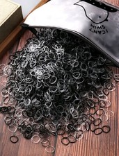 Haargummiband Gummibänder für Dreadlocks Dreads Mini Gummi Bartgummis Gummiringe