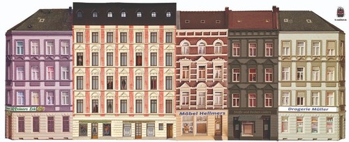 Modellbahnhintergrund für