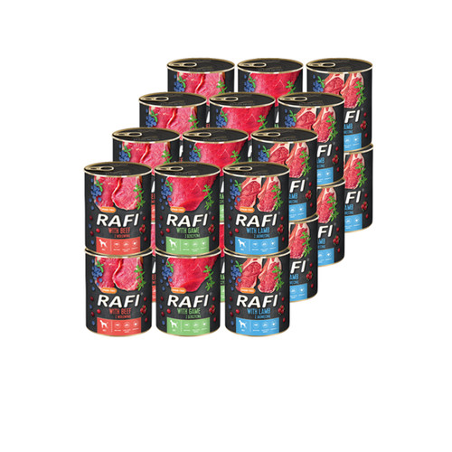 24x400g rafi nassfutter für - nassfutter,