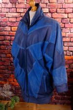 Vintage YSL Leder Patchwork Jacke Fledermaus orig 80er 90er M