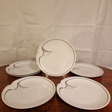 AK Kaiser „Domino Helsinki“ 6 Speiseteller Ø 26,2cm Porzellan