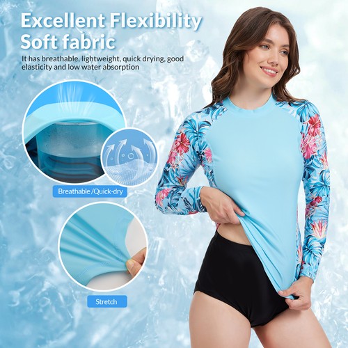 Damen surf shirt rash - surf-shirt,