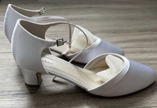 Neue Brautschuhe NP 120€ Damen Pumps Rainbow Club Gr. 38 Schneeweiß Weiß