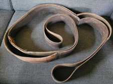 Lederriemen, Antriebsriemen, Transmissionsriemen 8 cm, ca.250 cm doppelt