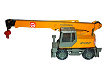 NZG Streicher Werbemodell 392 Teleskopkran Mobilkran Sennebogen S 613 1:50