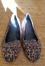 Leo print ballerinas getragen - print,