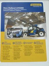 NEW HOLLAND LM5000 Teleskoplader Prospekt ( NH 101 )