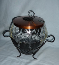 alte Bowle 60er DESIGN Kupfer