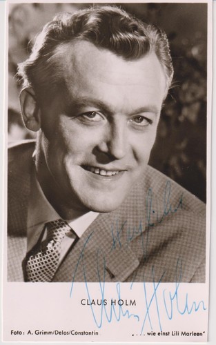 Claus holm original - original, autogramm