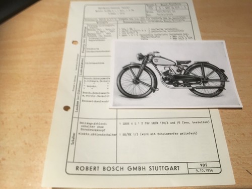 Nsu motorfahrrad quick bj - ",