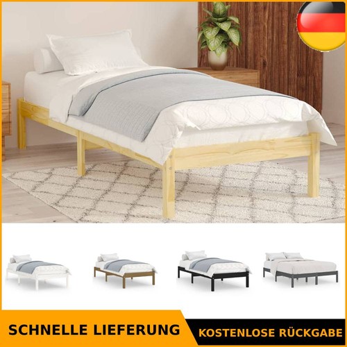 Vidaxl massivholzbett extra - massivholzbett,