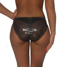 Pvc damen slip 20053l - 20053l, schwarz