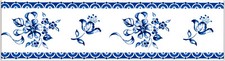 Fliesen Delfter Art, Bordüre