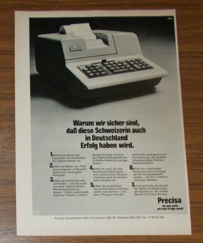 Seltene werbung precisa - seltene,