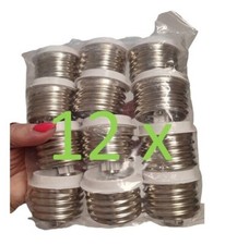 12x Adapter Konverter Fassung E40 auf E27 Sockel Reduziersockel Lampenadapter %