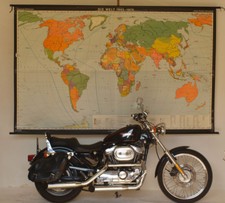 Schulwandkarte schöne alte