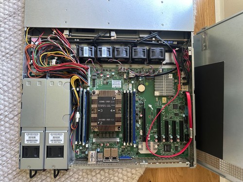 Server supermicro cse - 1u,