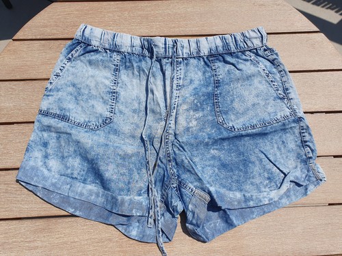 Shorts blau mit taschen und - taschen,
