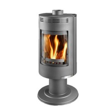 Thorma | Andorra Exclusiv Kaminofen | Stahl Gussgrau | 7,5 kW  drehbar