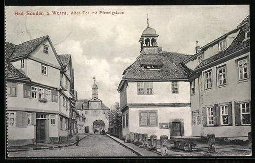 Ansichtskarte bad sooden - ansichtskarte,