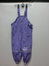 Ungefütterte lila Matsch Latzhose Gr. 98/104 von Lupilu