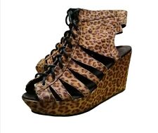 Hohe weiche Plateau Keilabsatz