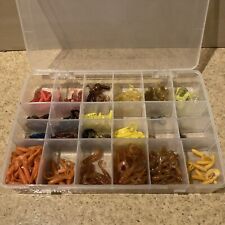 Gummifisch Twister Doppelschwanztwister Ca 200 Stück Verschiedene Längen Farben