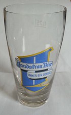 LANDSKRON - Görlitz - Bier - Immer ein Genuss-altes DDR Brauerei Bierglas 0,25l