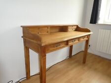 LEBENSwohnART Sekretär ILENA ca. 150 cm Mahagoni Massivholz Schreibtisch