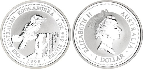 Australien dollar 1oz silber - 1,
