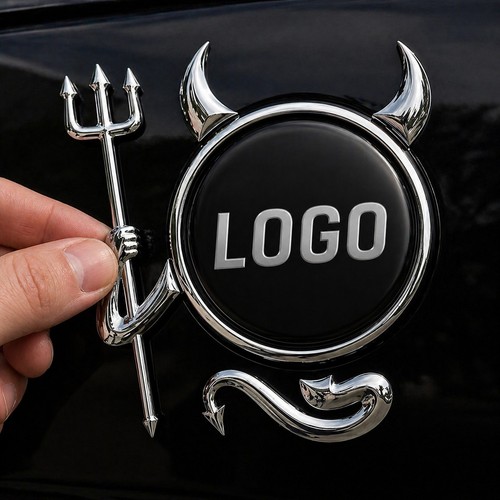 Teufel emblem rahmen gel - teufel,