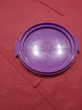 Tupperware Tortenplatte Kinder Geschirr Lila Selten RAR