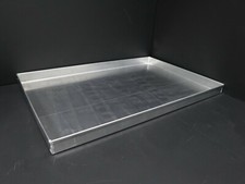 Pizzablech 60x40x3,5cm f Pizza 5x Blech neu 4 Seiten + Ecken geschlossen Baklava